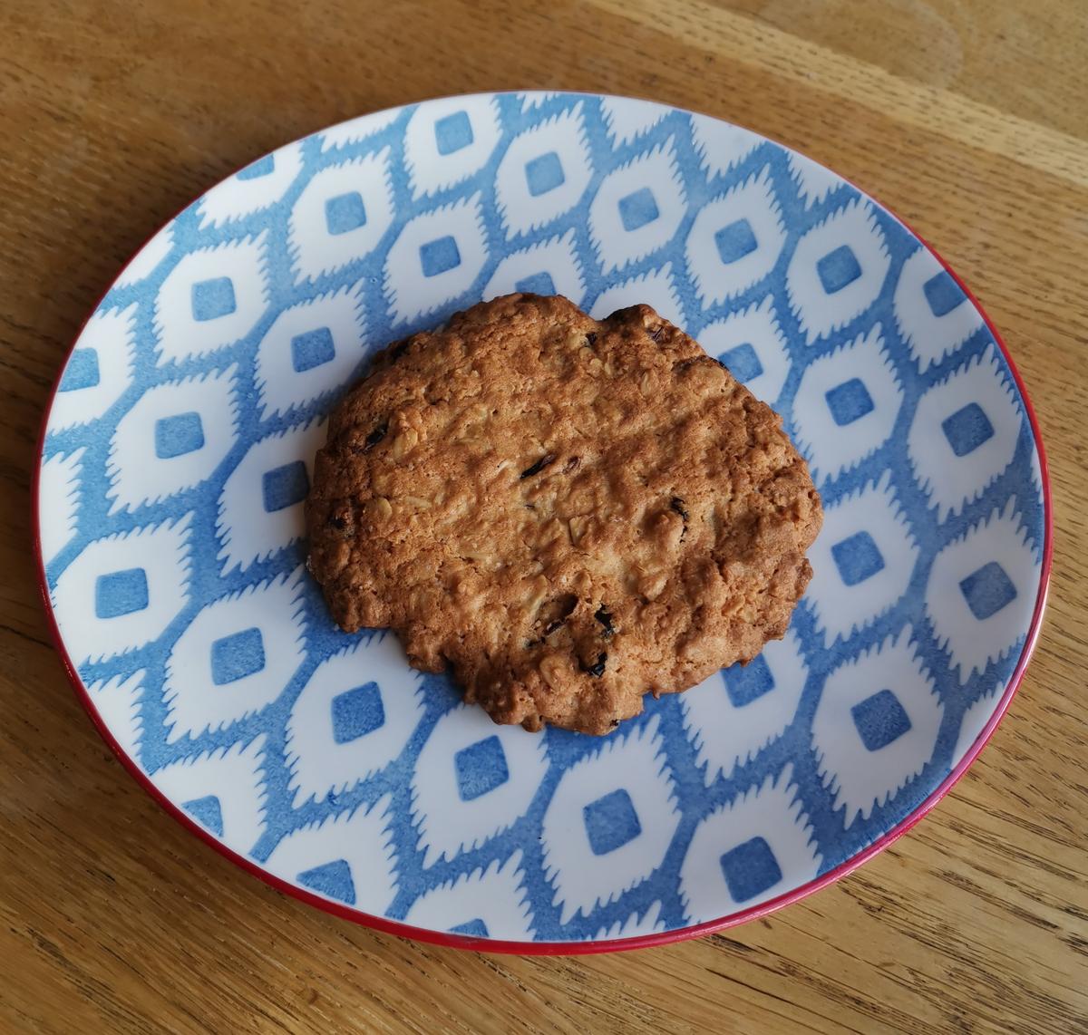 Овсяное печенье с клюквой