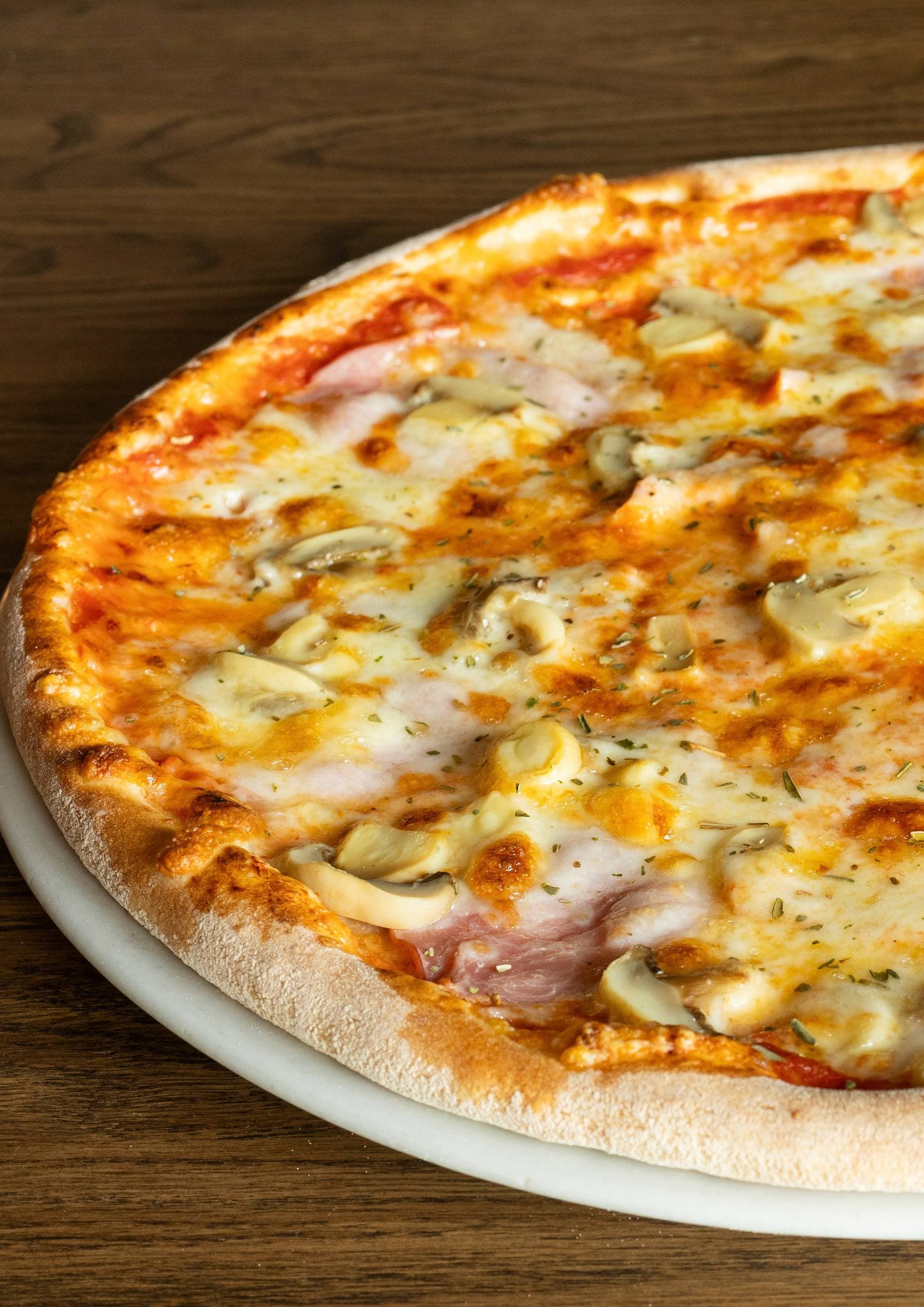 Пицца Прошутто с грибами