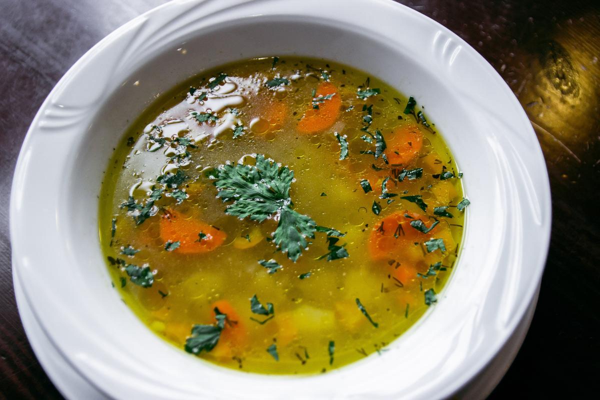 Суп куриный