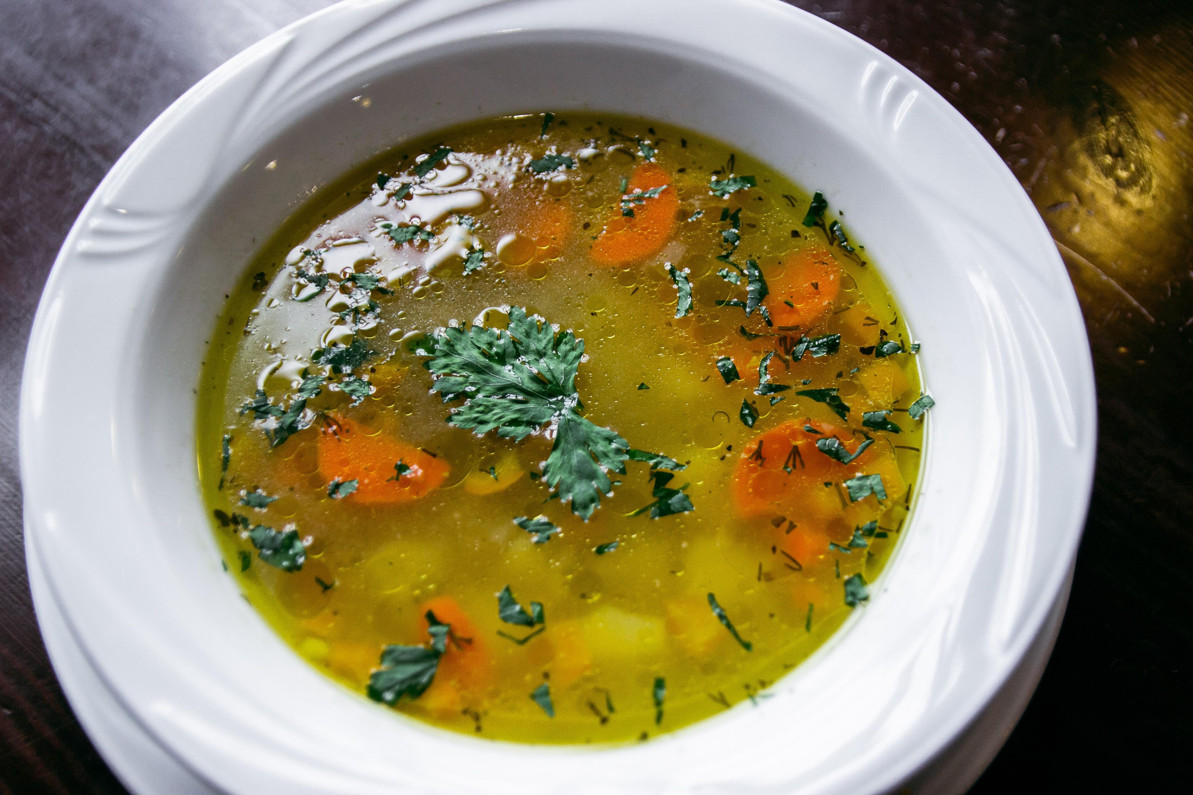 Суп куриный