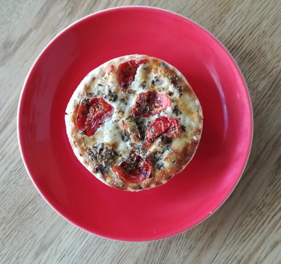 Киш с грибами и курицей